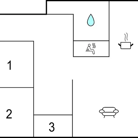Apartamento 2 Bedroom Cozy In Hvide Sande *